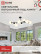 Люстра под лампу AURORA LUNA-8G9-BL 8xG9 матовые плафоны, черный корпус IN HOME
