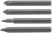 Bits for CRV impact screwdriver, set of 4 pcs., 75 mm