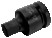 3/4" Impact end head for screws with 6-sided, 22 mm