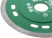 Diamond solid cutting disc (dry and wet cutting), for tiles and porcelain stoneware, 125x1.1x8.0x22.2 mm