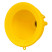 135 mm plastic funnel with metal sieve, flexible tip and Denzel non-spillage