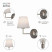 Wall Lamp Rivoli Freda 2089-401 Wall Lamp 1 x E14 40W Classic