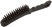 Steel brush, black plastic handle, 275 mm, 5-row