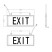 Emergency lamp ERA SSA-101-3-20 LED 3H 3W OUTPUT-EXIT-HUMAN-ARROW two-way