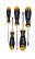 Felo Ergonic SL, PH, PZ screwdriver set with 180 mm pliers in a bag 40096604