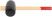 Rubber mallet, wooden handle 70 mm ( 750 gr )