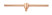 T-shaped collar 400 mm 3/4" intrinsically safe alloy BeCu 117-1006, HORTZ