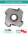 100 mm end milling cutter, 32 mm fit, 8 teeth EM90 100X8 032 EDPT 1404 KNMTL (without coolant) for KENNAMETAL plate