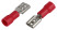 Flat connector ERA NO-225-33 RpIm 1.25-5.0-0.8 insulated "socket" pack of 10 pcs