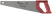 Wood hacksaw, medium tempered tooth 7 TPI, 2D sharpening, plastic handle 400 mm