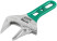 Adjustable "Smart" wrench, CrV, shortened, narrow jaws, scale, extra magnification.Grip 155 mm (43 mm)