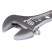 Adjustable wrench 200 x 25 mm, ergonomic handle MASTAK 020-11200H
