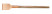 Scraper blade 150x765 mm wooden handle intrinsically safe BeCu 212-1008, HORTZ