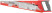 Wood hacksaw, 7 TRI medium tempered tooth, 2D sharpening, 450 mm rubberized plastic handle