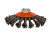 Brush for USHM M14/115 mm curved steel twisted
