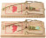 Small wooden mousetraps 2 pcs., 100 x 45 mm