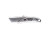 Professional closed knife, 18 mm, retractable trapezoidal blade, all-aluminum body// HARDEN
