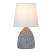 D7045-502 Настольная лампа Rivoli Debora D7045-502 1 * Е14 40 Вт керамика синяя с абажуром