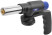 Gas burner for collet cylinder, reservoir.housing with handle, with piezo ignition, nozzle 22 mm