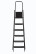 Compact steel stepladder, 6 steps, weight 7.4 kg