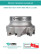 Milling cutter end nozzle 80 mm, fit 27 mm, 7 teeth EM90 80X7 027 XNKT 0805 KRLY (with coolant) for KORLOY plate