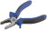 Combination pliers "One" two-tone rubberized handles, 180 mm polished steel