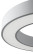 ERA Geometria LED Lamp SPO-134-W-40K-056 Ring 56W 4000K 4200Lm IP40 800*80 White Hanging Driver inside