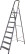 Aluminum stepladder "Anchor" 8 steps