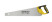 Jet-Cut wood hacksaw with hardened STANLEY tooth 2-15-288. 7x500 mm