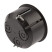 Коробка установочная ЭРА KUP-73-45-m-black черная 73х45мм для полых стен саморезы металлические лапки IP20