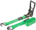 Load fastening strap, ratchet mechanism 230 mm, polyester tape 50 mm x 6 m, 2000 / 4000 kg