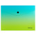 Папка-конверт на кнопке Berlingo "Radiance", А5, 180 мкм, голубой/зеленый градиент