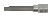 1/2" End head with insert for TORX T55 screws, L=140 mm