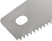 Wood hacksaw, large tempered tooth 5 TRI, 2D sharpening, plastic rubberized handle 500 mm
