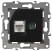 Розетка ЭРА Серия 12 12-3110-06 комбинированная RJ45+TV IP20 чёрный