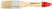 Кисть флейцевая, натур. щетина, 55% топс, лакиров.ручка, ширина 35 мм