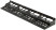 Black plastic tool shelf, 96 holes, 610x150 mm