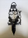 Large garden figurine "Gnome with a staff"