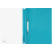 The folder is a plastic folder. perf. STAMM A4, 180mkm, turquoise with an open top