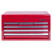 Tool box, 6 drawers and a compartment, red MASTER 511-06570R