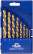 A set of HSS metal drills, ground, titanium coating, 135° sharpening angle, layer. case, 8 pcs. (3-4-5-6-7-8-9-10 mm)