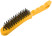 Корщетка стальная, желтая пластиковая ручка, 275 мм, 5-ти рядная