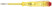 Indicator screwdriver, yellow handle 100 - 500V, 140 mm