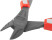 Etalon reinforced side cutters, offset hinge, CrV steel, stiffeners on the jaws, Teflon coating, 3K rubberized handles 180 mm
