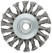 Cornice, type "wheel" with tilt, nut M14, steel twisted wire 100 mm