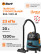Vacuum cleaner for dry and wet cleaning BORT BSS-1220-M