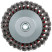 Cup plate, M14 nut, 150 mm twisted steel wire