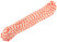 Фал капроновый плетеный 16-ти прядный с сердечником 4 мм х 20 м, р/н= 320 кгс