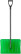 Snow shovel, polycarbonate, aluminum handle, large 520x375x1350 mm