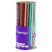 Pencil b/g Berlingo "Rainbow" HB, made of recycled paper, rainbow section, round, sharpened, assorted